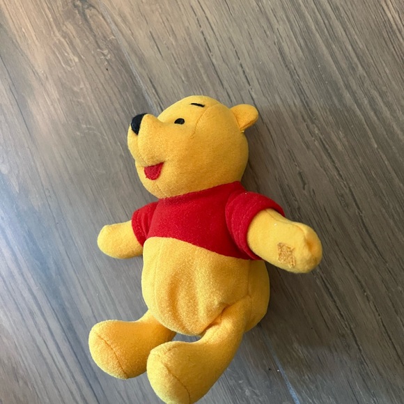 winnie the pooh plush small 5.5” bean bag suffed animal - Picture 4 of 11
